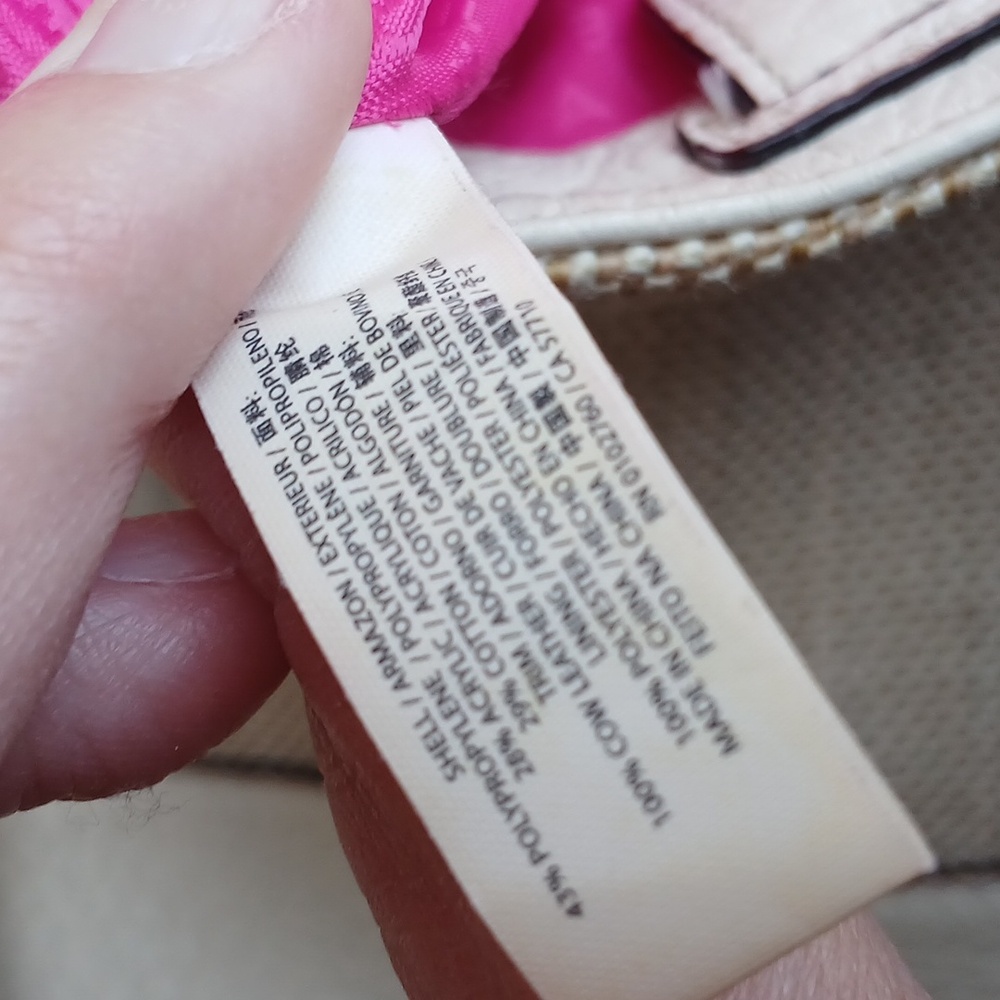 Kate Spade Cream and Pink Satchel - Picture 16 of 17